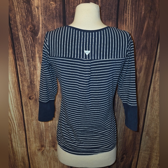 Columbia Omni Wick Top Size S Stripe - Picture 3 of 8